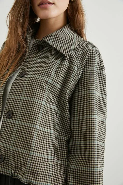 Women Rails Jackets and Coats North Jacket Teal Multi Check Women Rails Jackets and Coats North Jacket Teal Multi Check