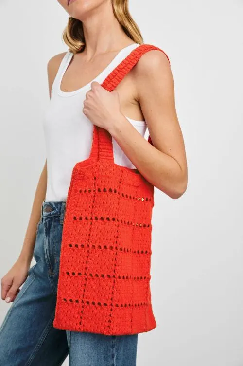 Women Rails Shoes and Accessories Crochet Tote Cherry Women Rails Shoes and Accessories Crochet Tote Cherry