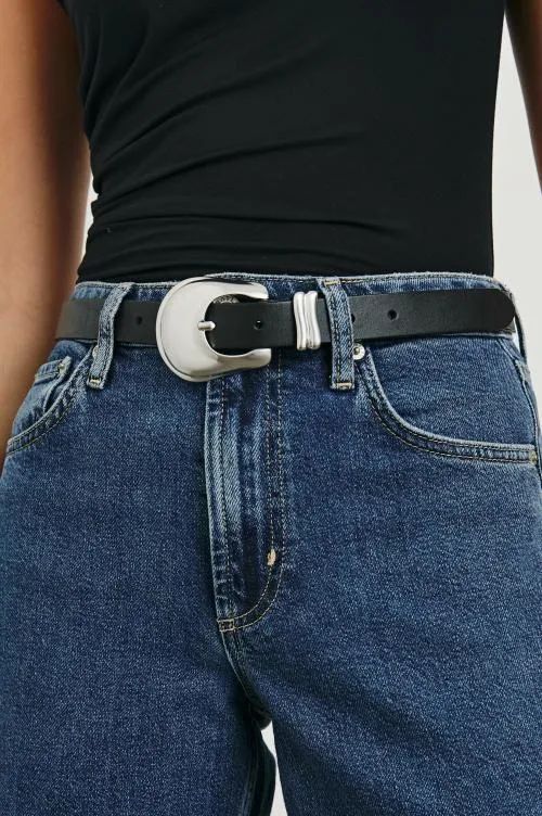 Women Rails Shoes and Accessories Rodeo Belt Black Silver