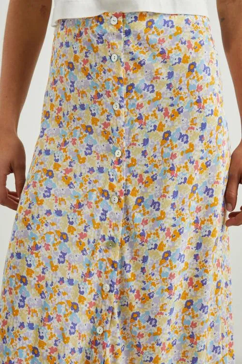Women Rails Skirts Rosetta Skirt Papaya Flowers