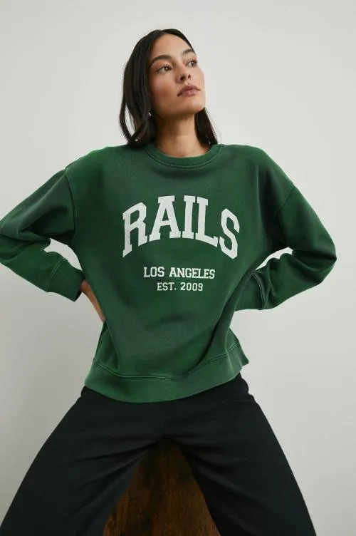 Women Rails Sweaters Anniversary Sweatshirt Forest