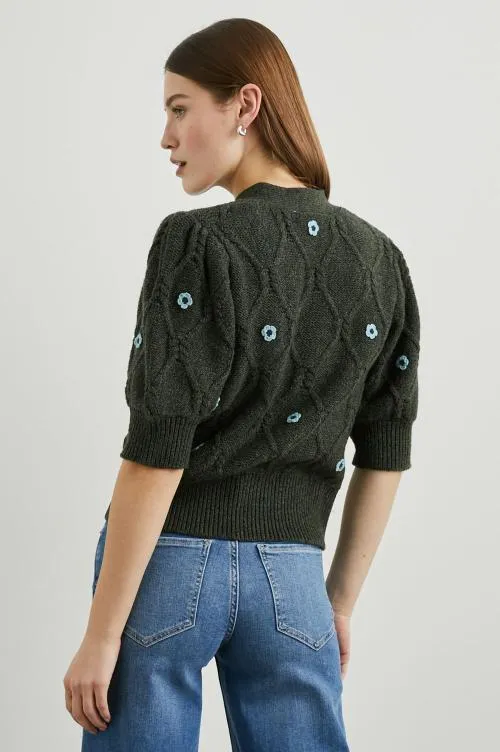 Women Rails Sweaters Isla Cardigan Forest Daisies Women Rails Sweaters Isla Cardigan Forest Daisies