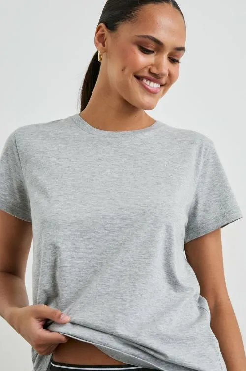 Women Rails Tees and Tanks Classic Crew Neck Tshirt Heather Grey Women Rails Tees and Tanks Classic Crew Neck Tshirt Heather Grey