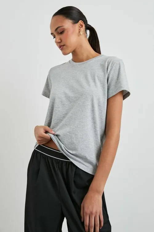 Women Rails Tees and Tanks Classic Crew Neck Tshirt Heather Grey Women Rails Tees and Tanks Classic Crew Neck Tshirt Heather Grey