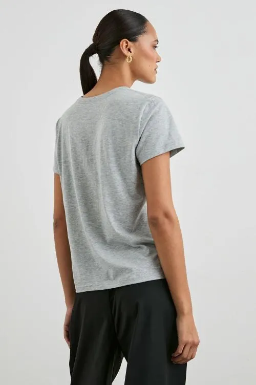 Women Rails Tees and Tanks Classic Crew Neck Tshirt Heather Grey Women Rails Tees and Tanks Classic Crew Neck Tshirt Heather Grey