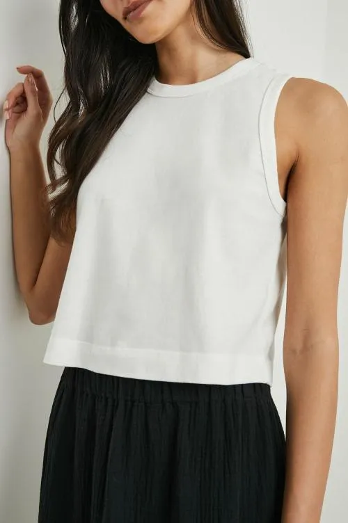 Women Rails Tees and Tanks The Boxy Tank White Women Rails Tees and Tanks The Boxy Tank White