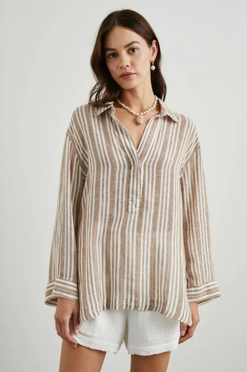 Women Rails Tops Banks Top Palo Santo Stripe