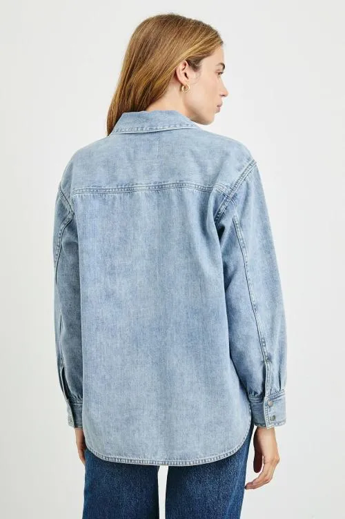 Women Rails Tops Bennett Top Faded Indigo Women Rails Tops Bennett Top Faded Indigo