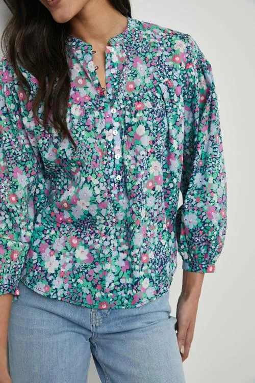 Women Rails Tops Ellison Top Navy Leilani Floral Women Rails Tops Ellison Top Navy Leilani Floral