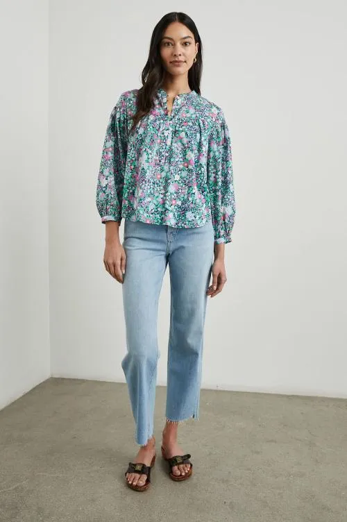 Women Rails Tops Ellison Top Navy Leilani Floral Women Rails Tops Ellison Top Navy Leilani Floral