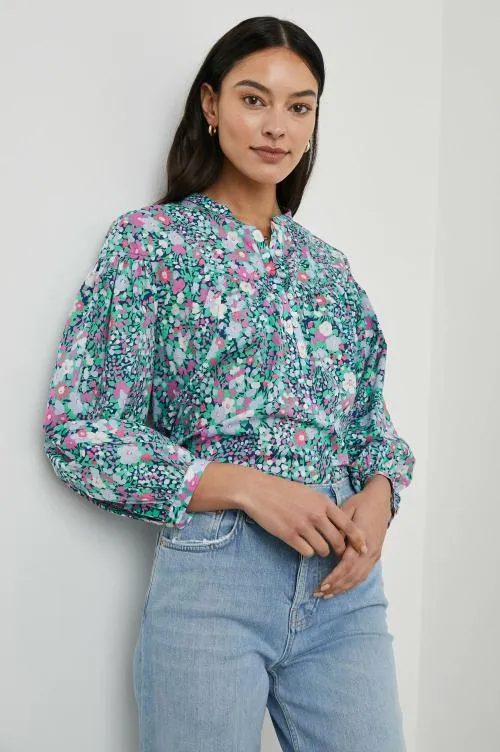 Women Rails Tops Ellison Top Navy Leilani Floral Women Rails Tops Ellison Top Navy Leilani Floral