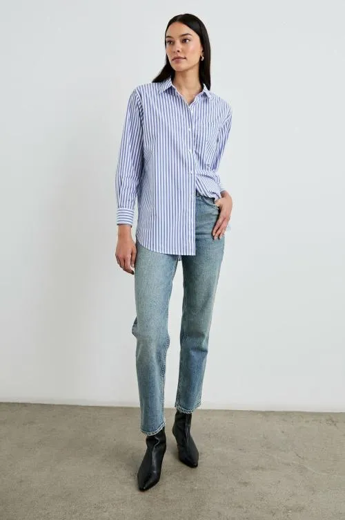 Women Rails Tops Elsa Shirt Mariner White Stripe Women Rails Tops Elsa Shirt Mariner White Stripe