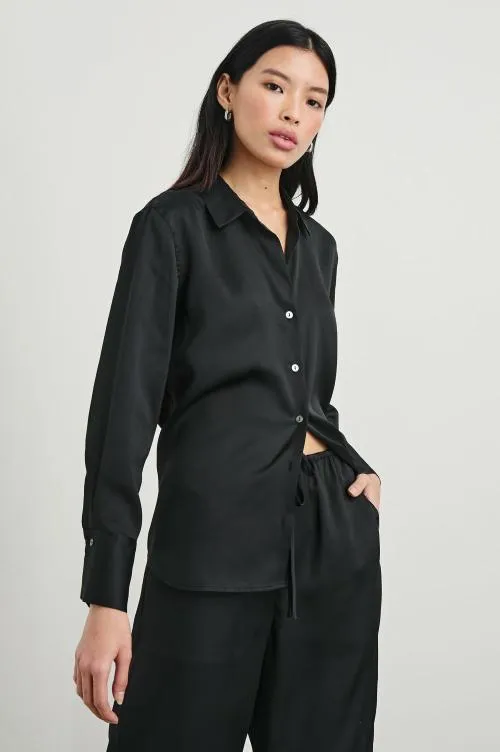 Women Rails Tops Ledger Shirt Black