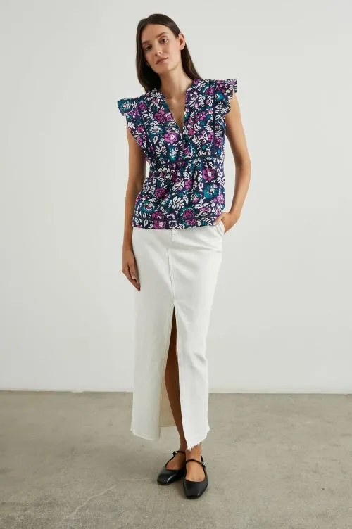 Women Rails Tops Misha Top Woodblock Floral Women Rails Tops Misha Top Woodblock Floral