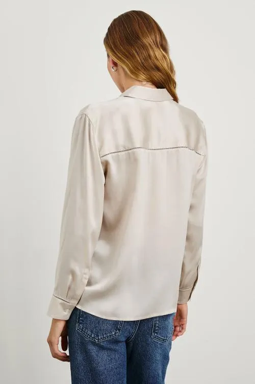 Women Rails Tops Oak Shirt Moonbeam Women Rails Tops Oak Shirt Moonbeam