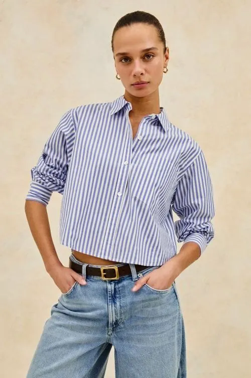 Women Rails Tops Ramy Shirt Mariner White Stripe