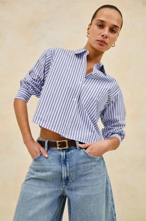 Women Rails Tops Ramy Shirt Mariner White Stripe