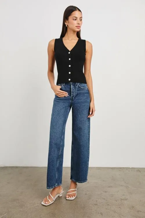 Women Rails Tops Rosa Vest Black Women Rails Tops Rosa Vest Black