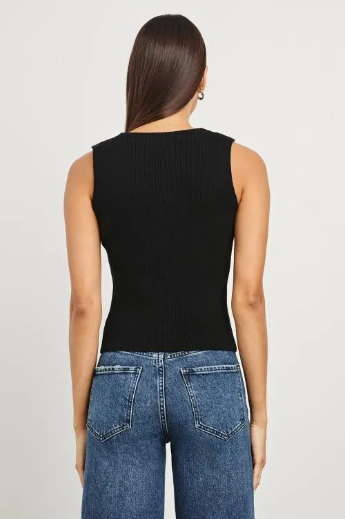 Women Rails Tops Rosa Vest Black Women Rails Tops Rosa Vest Black