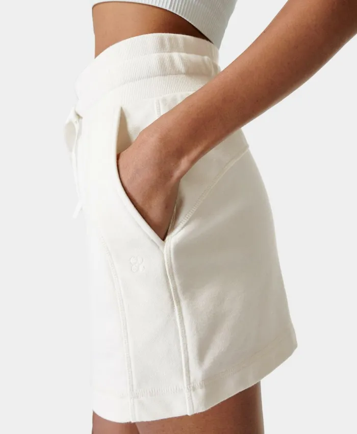 Women Revive High Waist Shorts Lily White Sweaty Betty Shorts Skirts