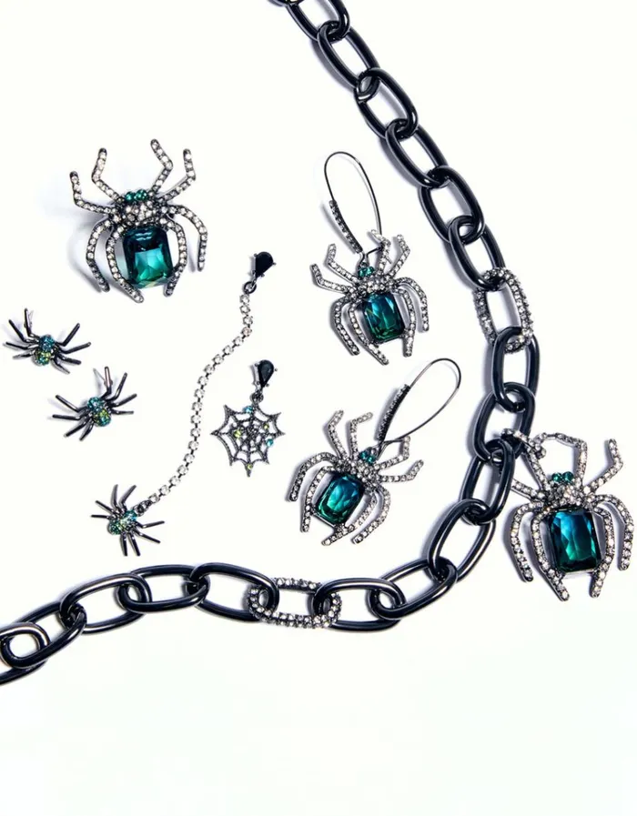 Women RICH WITCH SPIDER RING GREEN Betsey Johnson Women RICH WITCH SPIDER RING GREEN Betsey Johnson