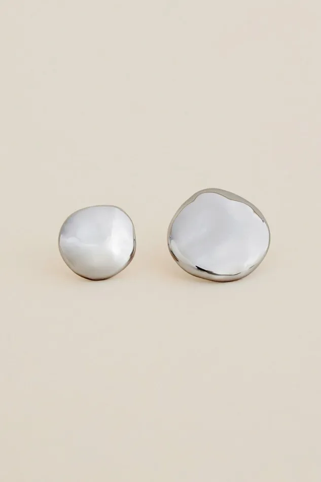 Women RIVOLI CAST STUD EARRINGS Silver Acler Jewellery