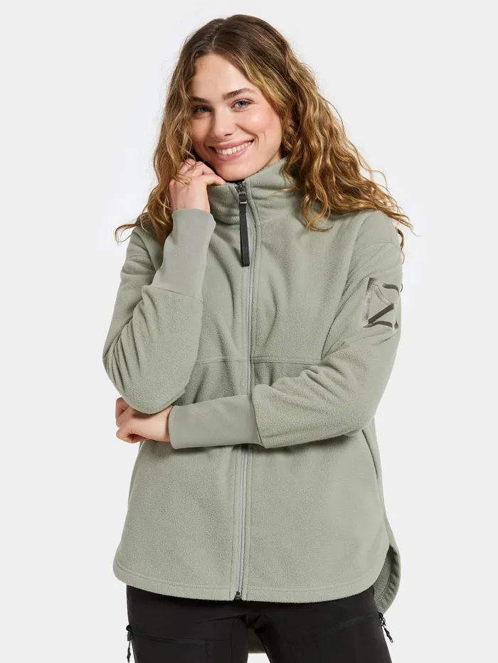 Women Ronja FullZip Wilted Leaf Didriksons Spring Jackets