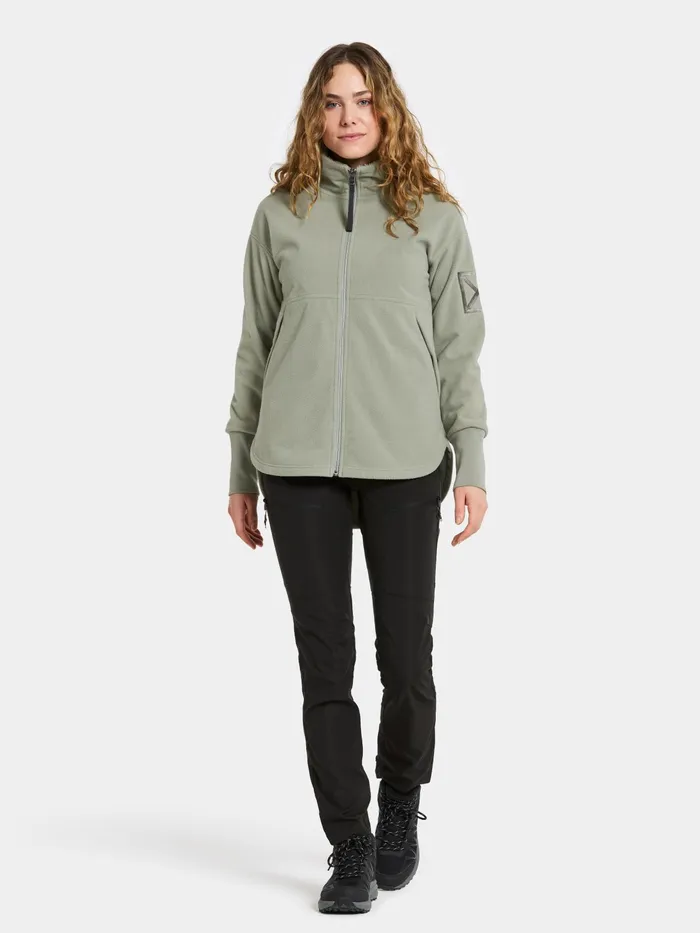 Women Ronja FullZip Wilted Leaf Didriksons Spring Jackets
