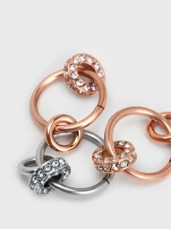 Women Rowena Crystal Circle Charm 8211 Rose Gold CHARLES and KEITH Charms