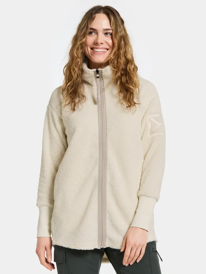 Women Sally FullZip White Foam Didriksons Spring Jackets