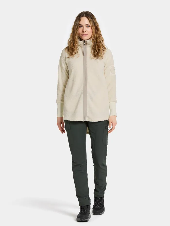Women Sally FullZip White Foam Didriksons Spring Jackets