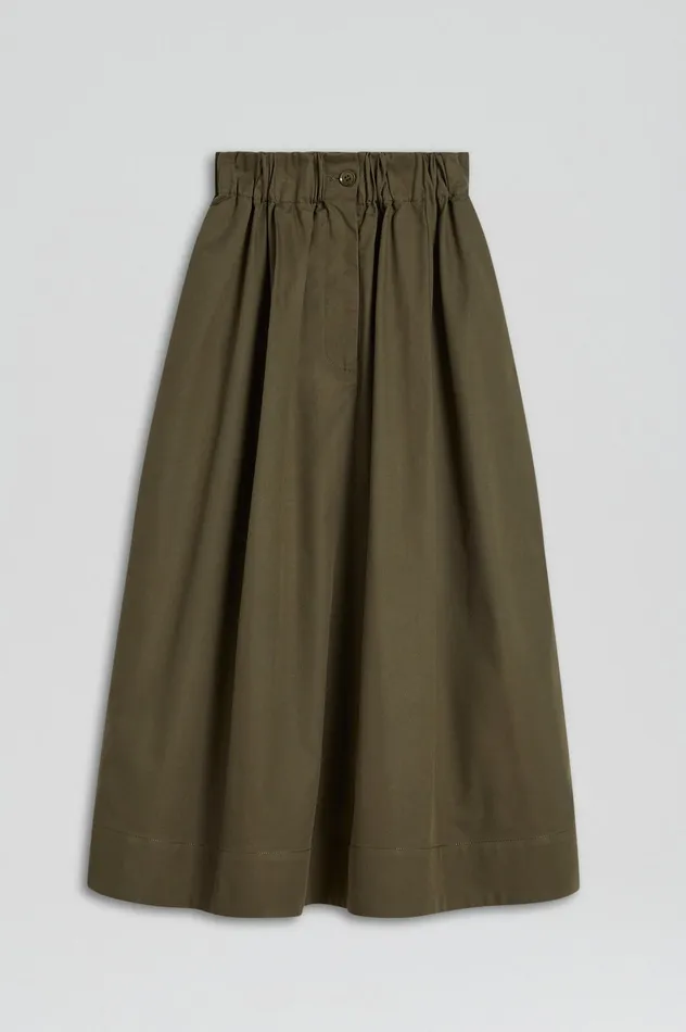 Women Scanlan Theodore WIDE CARGO SKIRT JUNGLE Skirts Women Scanlan Theodore WIDE CARGO SKIRT JUNGLE Skirts