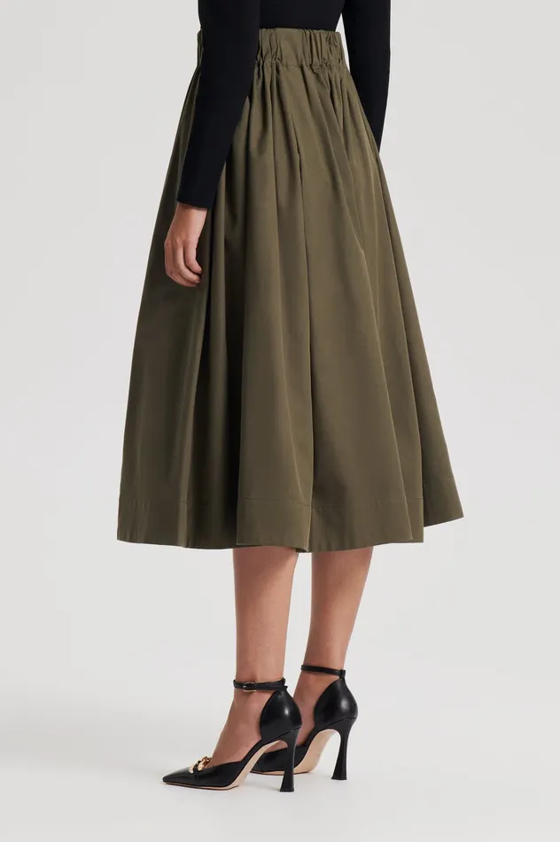 Women Scanlan Theodore WIDE CARGO SKIRT JUNGLE Skirts Women Scanlan Theodore WIDE CARGO SKIRT JUNGLE Skirts