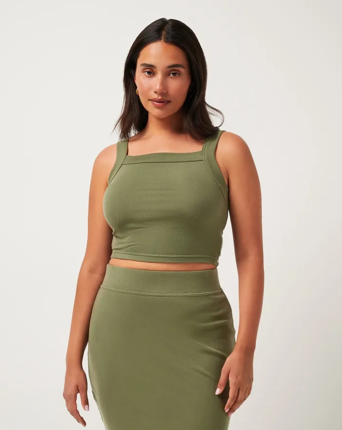 Women Shirts and Tops TravisMathew CLOUD RIB PINOT TANK Clover