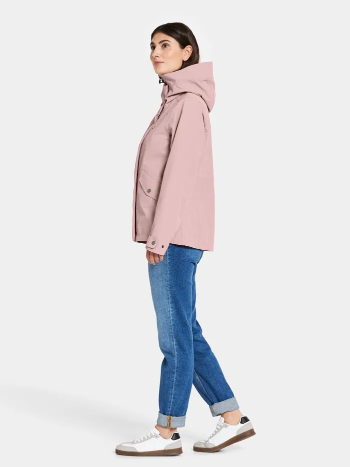 Women Silja Jacket Oyster Lilac Didriksons Spring Jackets