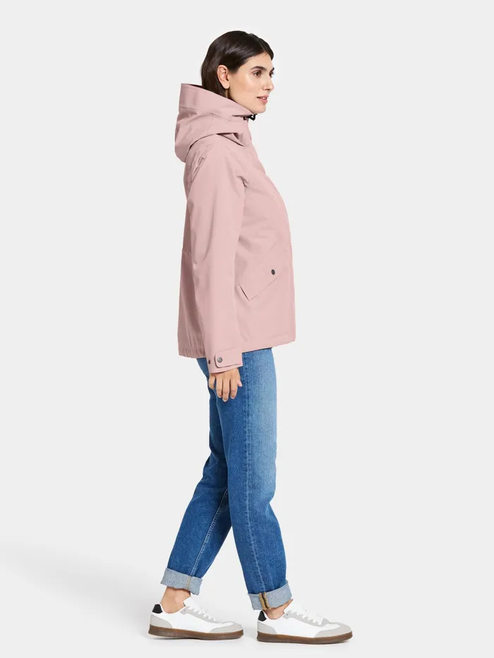 Women Silja Jacket Oyster Lilac Didriksons Spring Jackets