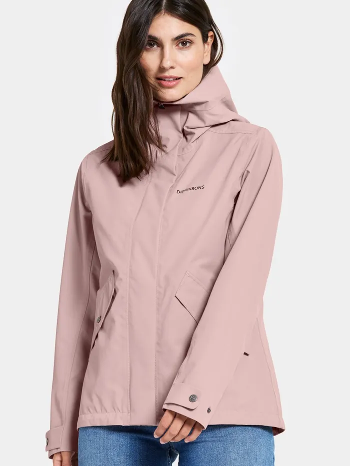 Women Silja Jacket Oyster Lilac Didriksons Spring Jackets