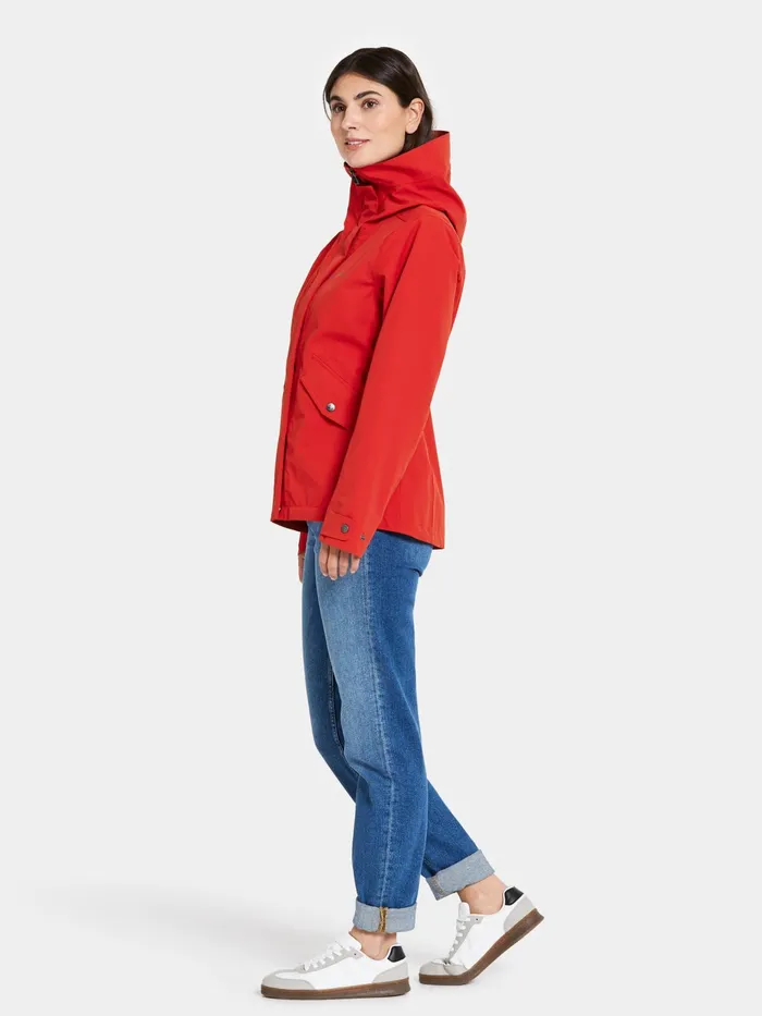 Women Silja Jacket Pomme Red Didriksons Spring Jackets