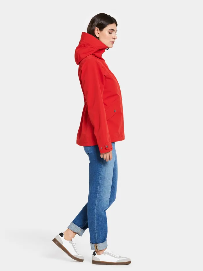 Women Silja Jacket Pomme Red Didriksons Spring Jackets