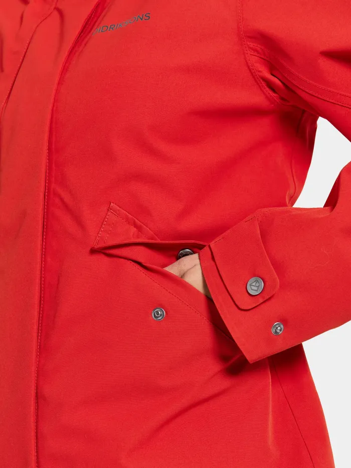 Women Silja Jacket Pomme Red Didriksons Spring Jackets