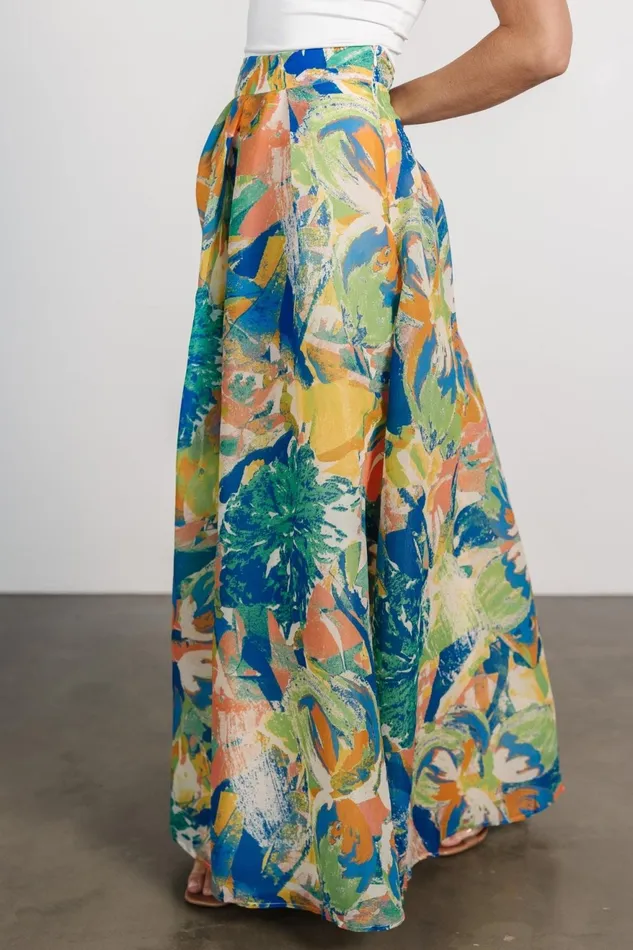 Women Skirts Baltic Born Cayman Maxi Skirt Blue Multi