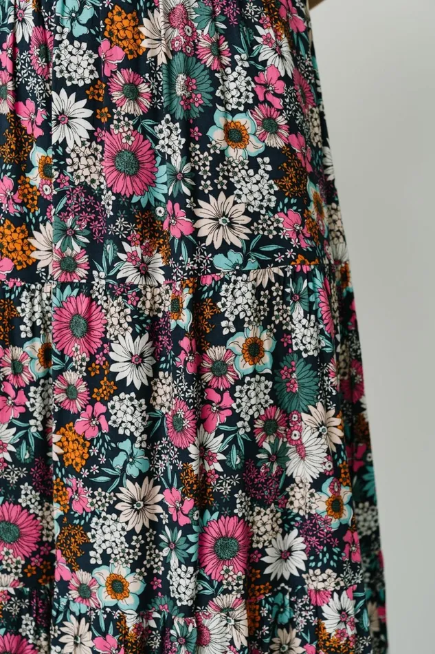Women Skirts Baltic Born Reilly Maxi Skirt Navy Flower Print Women Skirts Baltic Born Reilly Maxi Skirt Navy Flower Print