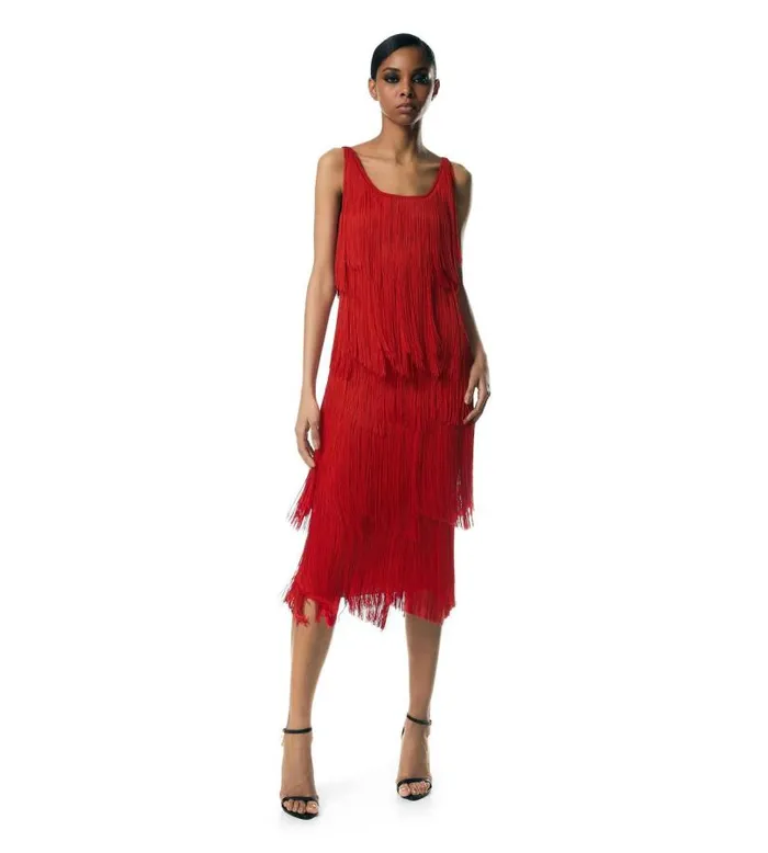 Women Skirts Tom Ford Knee Length Fringe Pencil Skirt Women Skirts Tom Ford Knee Length Fringe Pencil Skirt