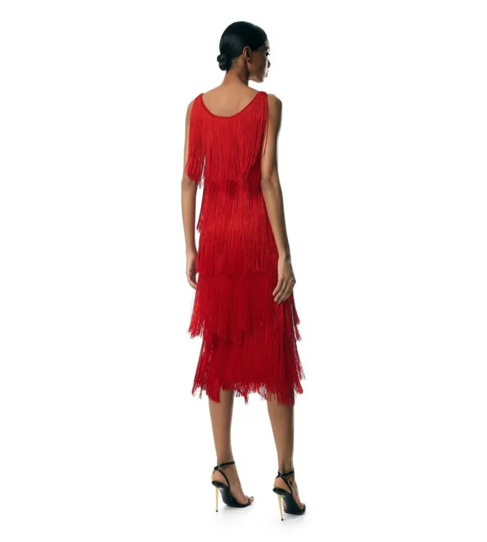 Women Skirts Tom Ford Knee Length Fringe Pencil Skirt Women Skirts Tom Ford Knee Length Fringe Pencil Skirt