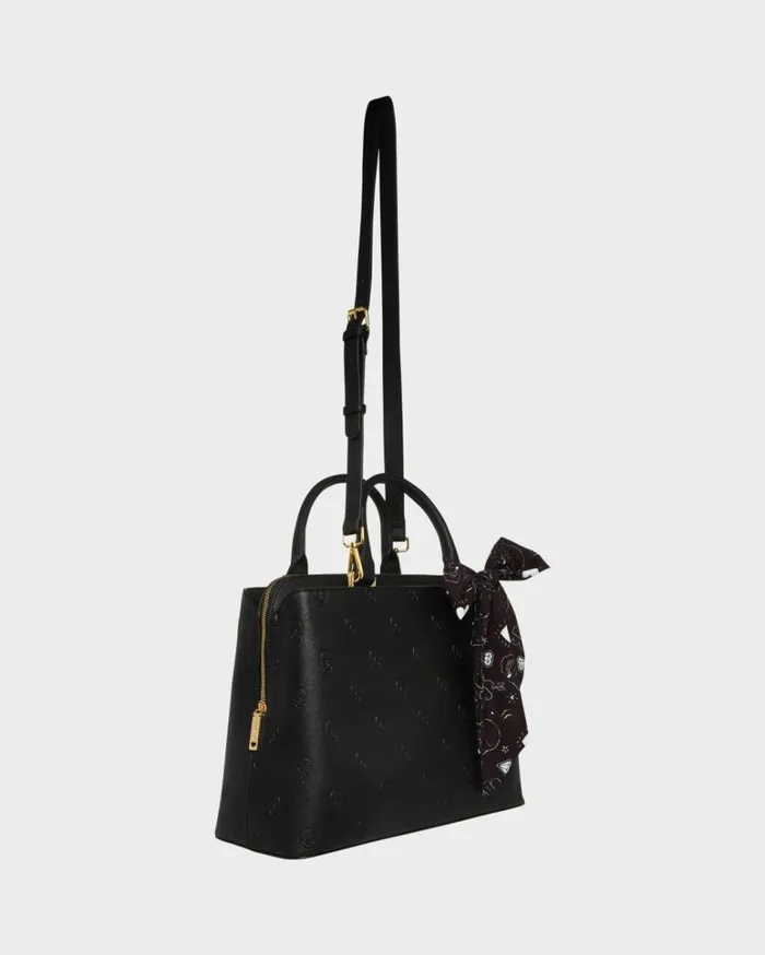Women SKULLICIOUS SATCHEL BLACK Betsey Johnson