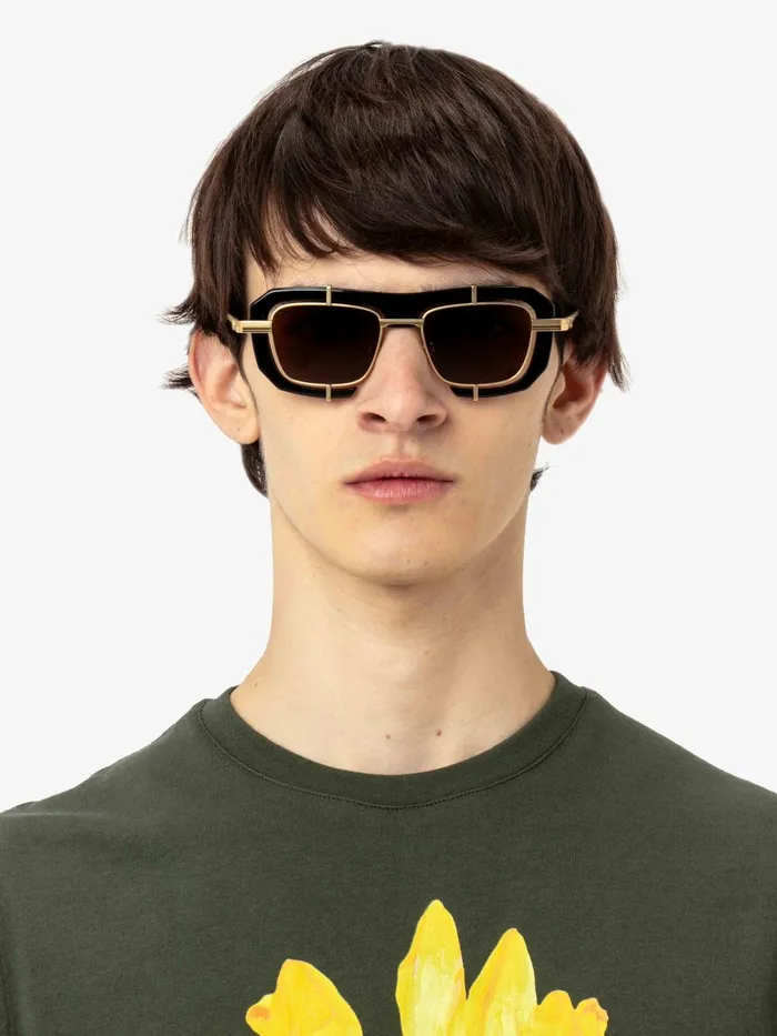 Women SUNGLASSES JW Anderson GEOMETRIC COMBINATION SUNGLASSES Black Women SUNGLASSES JW Anderson GEOMETRIC COMBINATION SUNGLASSES Black