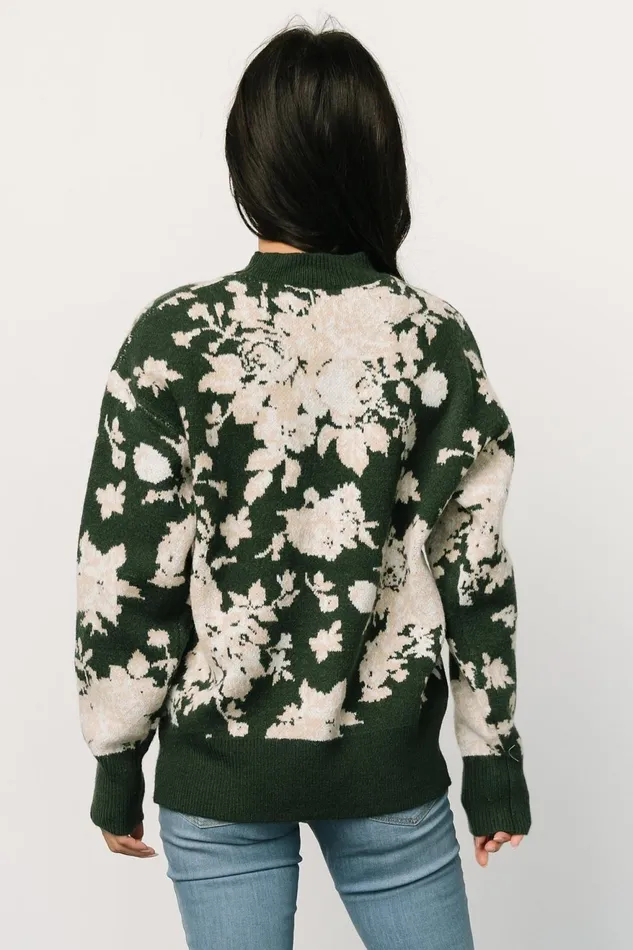 Women Sweaters Baltic Born Legend Sweater Hunter Green Multi Women Sweaters Baltic Born Legend Sweater Hunter Green Multi
