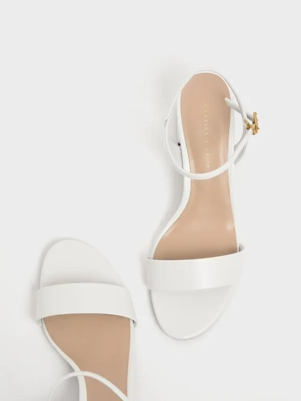Women Sylva BlockHeel Sandals 8211 Chalk CHARLES and KEITH Heels Women Sylva BlockHeel Sandals 8211 Chalk CHARLES and KEITH Heels