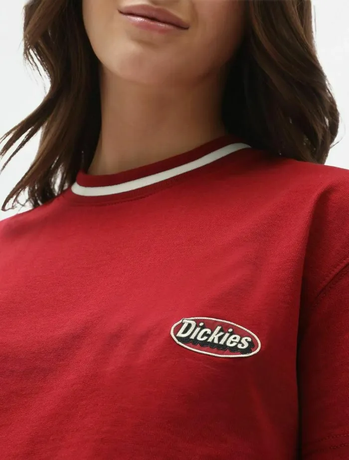 Women TShirts and Tops Dickies Saxman TShirt Bikg Red