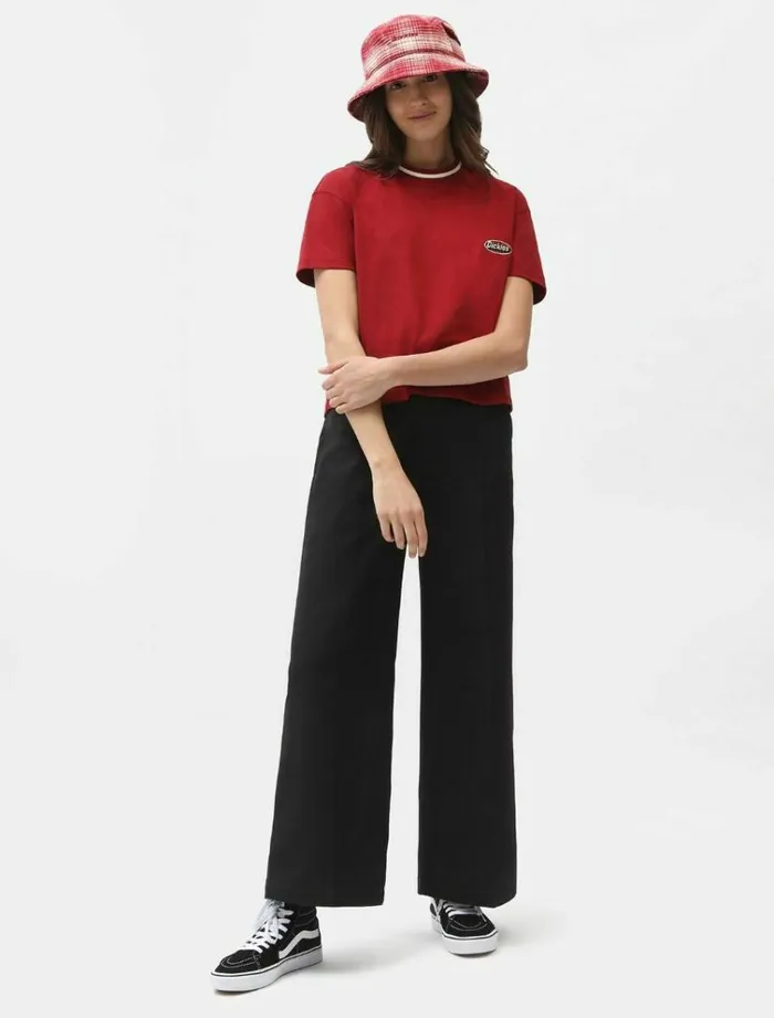 Women TShirts and Tops Dickies Saxman TShirt Bikg Red